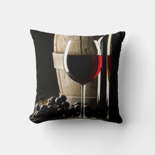 Wine Lovers throw pillow