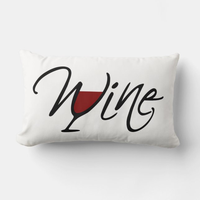 WINE LUMBAR PILLOW (Front)