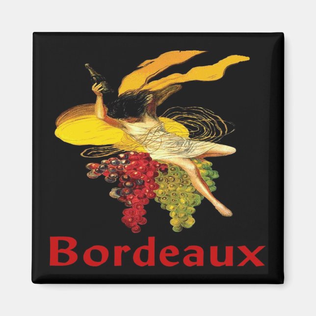 Wine Maid Bordeaux Magnet (Front)
