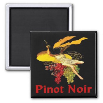 Wine Maid Pinot Noir Magnet by figstreetstudio at Zazzle