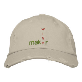 WINE MAKER GEAR EMBROIDERED BASEBALL HAT