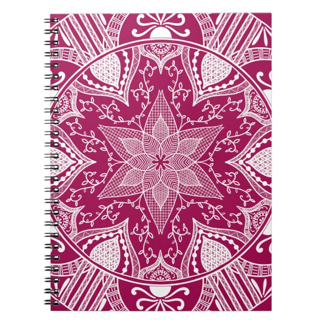 Wine Mandala Notebook (Front)