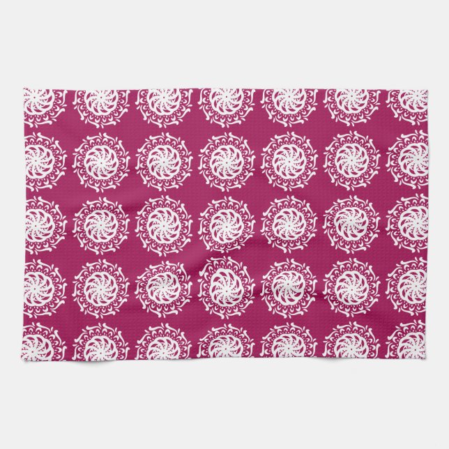 Wine Mandala Towel (Horizontal)