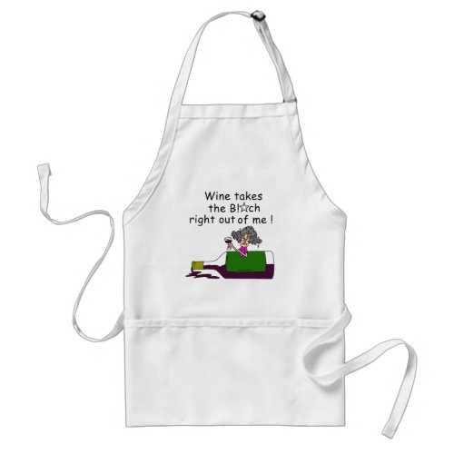 Wine Mellows Me Adult Apron