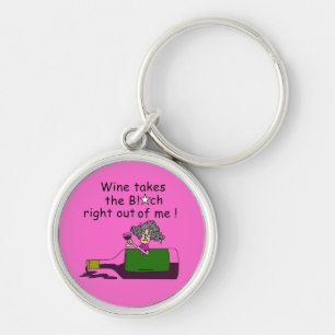 Wine Mellows Me Keychain