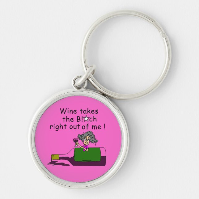 Wine Mellows Me Keychain (Front)
