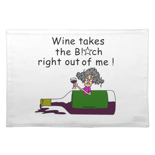 Wine Mellows Me Placemat (Front)