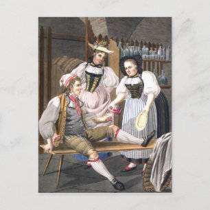 Wine Mistresses of Bern Postcard