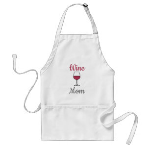 Wine Mom Adult Apron