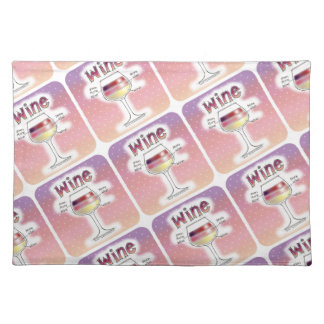 WINE, MORE WINE, EVEN MORE WINE CLOTH PLACEMAT
