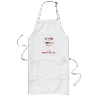 WINE, MORE WINE, EVEN MORE WINE LONG APRON