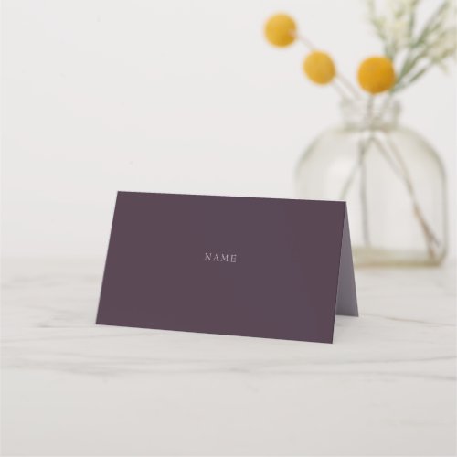 Wine Name Folded Place Card
