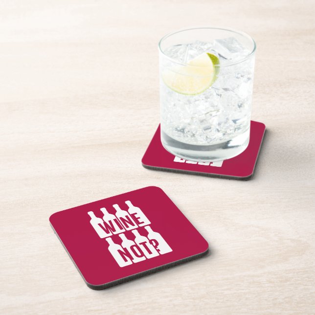 Wine not beverage coaster (Right Side)