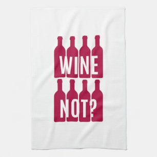 Wine not kitchen towel