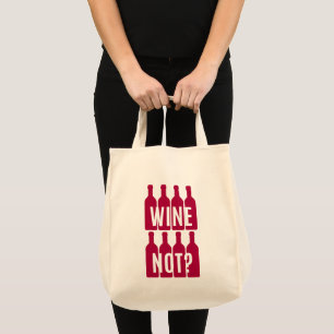 Wine not tote bag