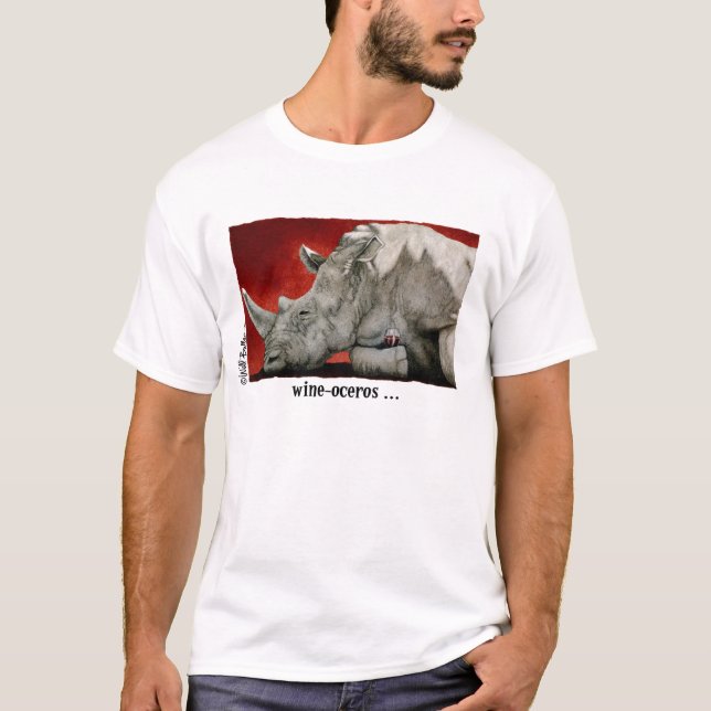 Wine-oceros T-Shirt (Front)