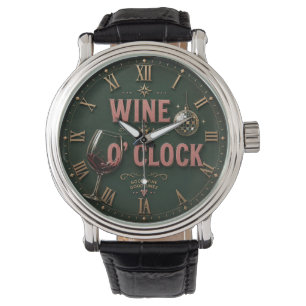 Wine O'Clock Elegant Home Bar Watch