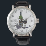 Wine O'clock Fun Watch<br><div class="desc">for Wine lovers!</div>