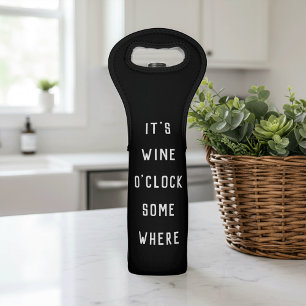 Wine O'Clock Somewhere Bag