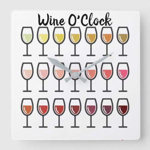 Wine OClock Wall clock