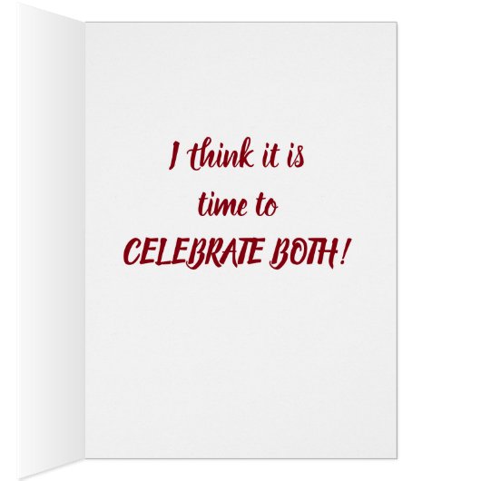 WINE O'CLOCK & **YOUR BIRTHDAY** TIME TO CELEBRATE (Inside (Right))