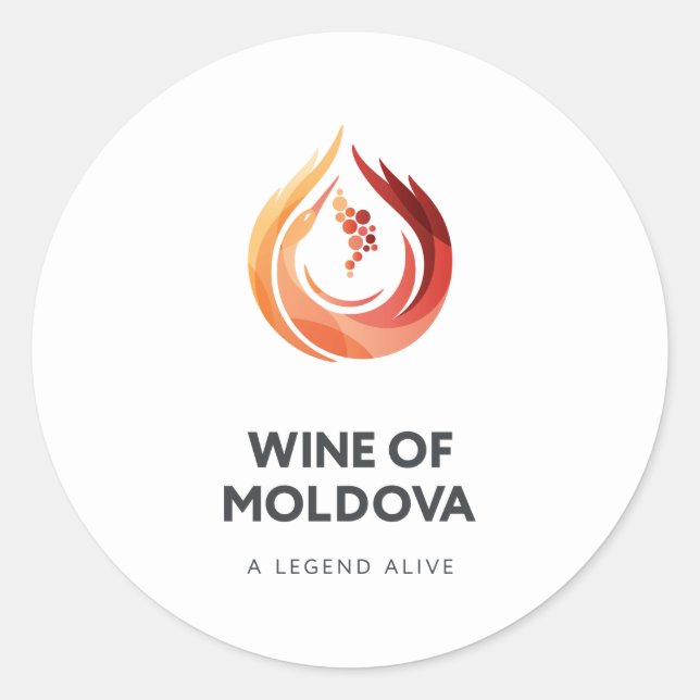 Wine of Moldova Sticker (Front)