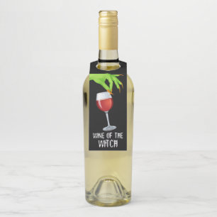 Wine of the Witch - See Back ... Bottle Hanger Tag