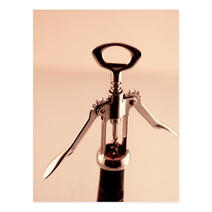 Wine Opener Postcard