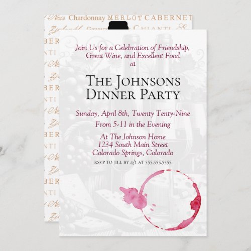 Wine Party Invitation