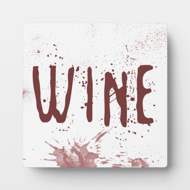 Wine Plaque (Front)
