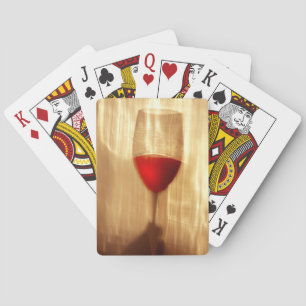 Wine Playing Cards, Standard Index faces. Poker Cards