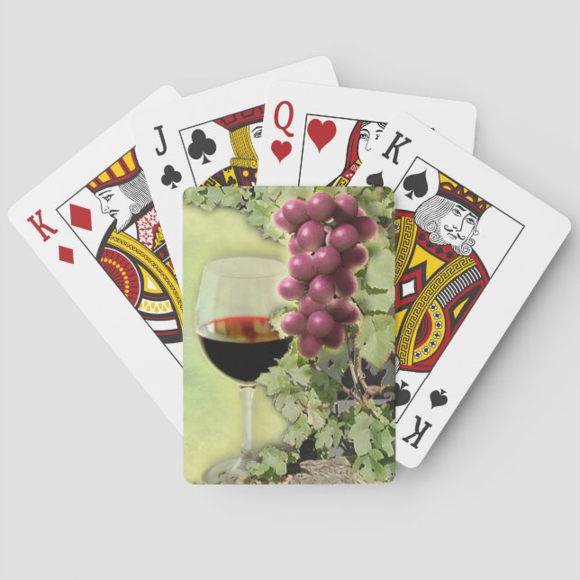 Wine Poker Cards (Back)