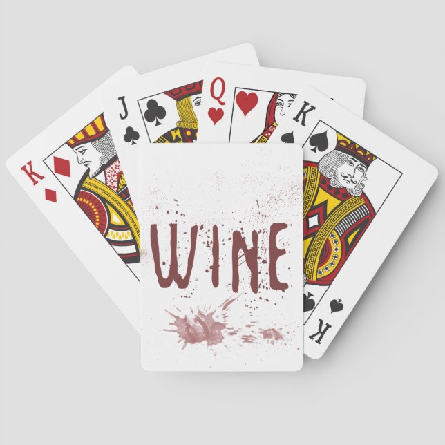 Wine Poker Cards (Back)