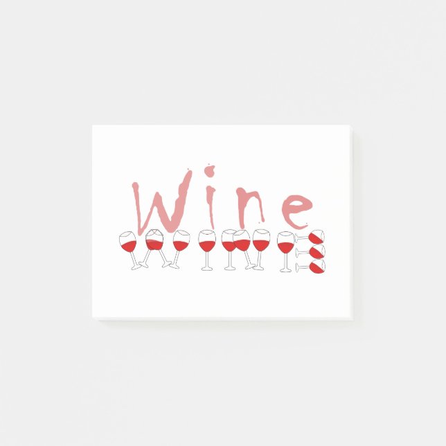 Wine Post-it Notes (Front)