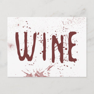 Wine Postcard