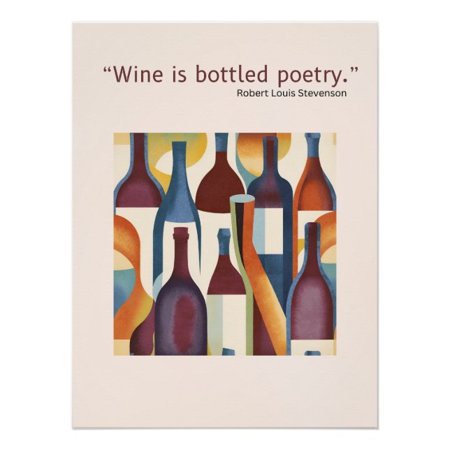 Wine Poster Quote (Front)