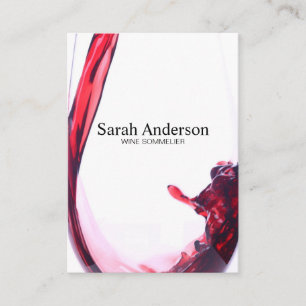 Wine Pour Splash II Business Card