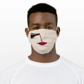 Wine pouring into mouth Cloth Face Mask (Worn)
