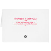 WINE PRESSING CARDS (Back Horizontal)