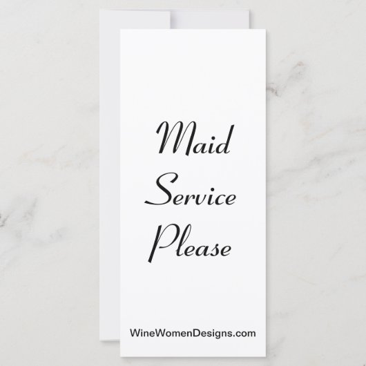 Wine Prince "Wine Time" Do Not Disturb (Back)