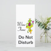 Wine Prince "Wine Time" Do Not Disturb (Standing Front)
