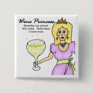 Wine Princess Button