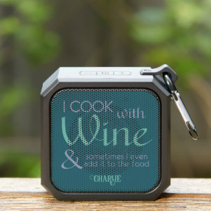 Wine Quote custom name Bluetooth Speaker