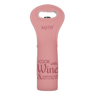 Wine Quote custom name wine tote