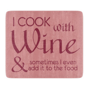 Wine Quote cutting board