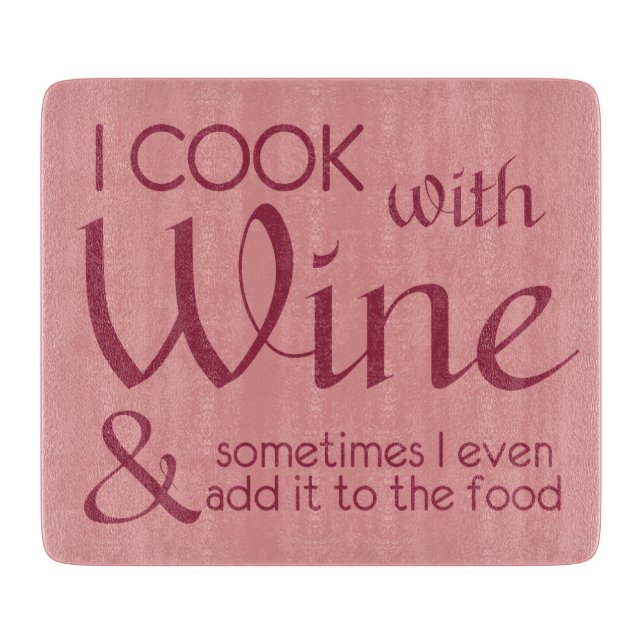 Wine Quote cutting board (Front)