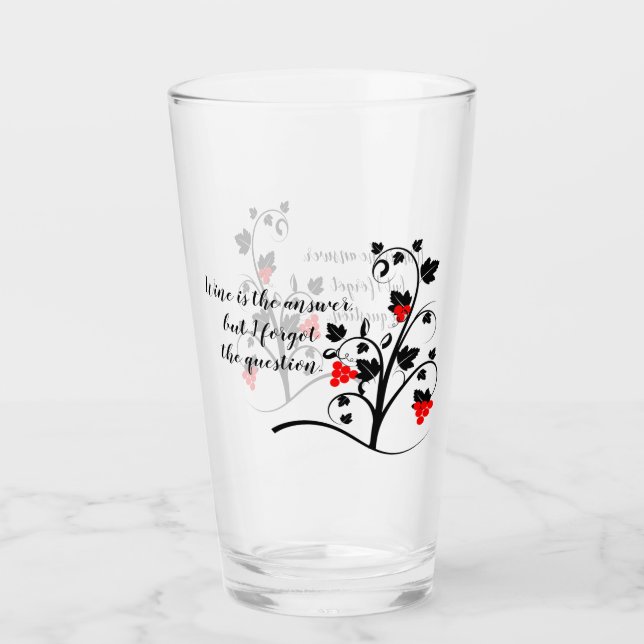 Wine Quote Glass (Front)