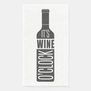 Wine Quote Paper Guest Towels