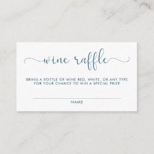 Wine Raffle Baby Shower Insert