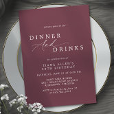 ANY AGE - Let's Sip Birthday Invitation
